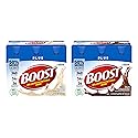 Boost Plus Complete Nutritional Drink (Vanilla + Chocolate, 8 Fl Oz (Pack of 2))