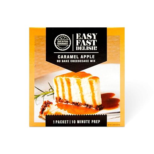 Just In Time Gourmet Mix Cheese Cake Caramel Apple, 4.42 oz