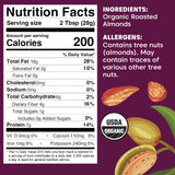 Wilderness Poets, Organic Roasted Bulk Almond Butter Stock, California-Grown, Dry Roasted and Diced - Use in Baking, Sprinkle on Salads, Deep Nutty