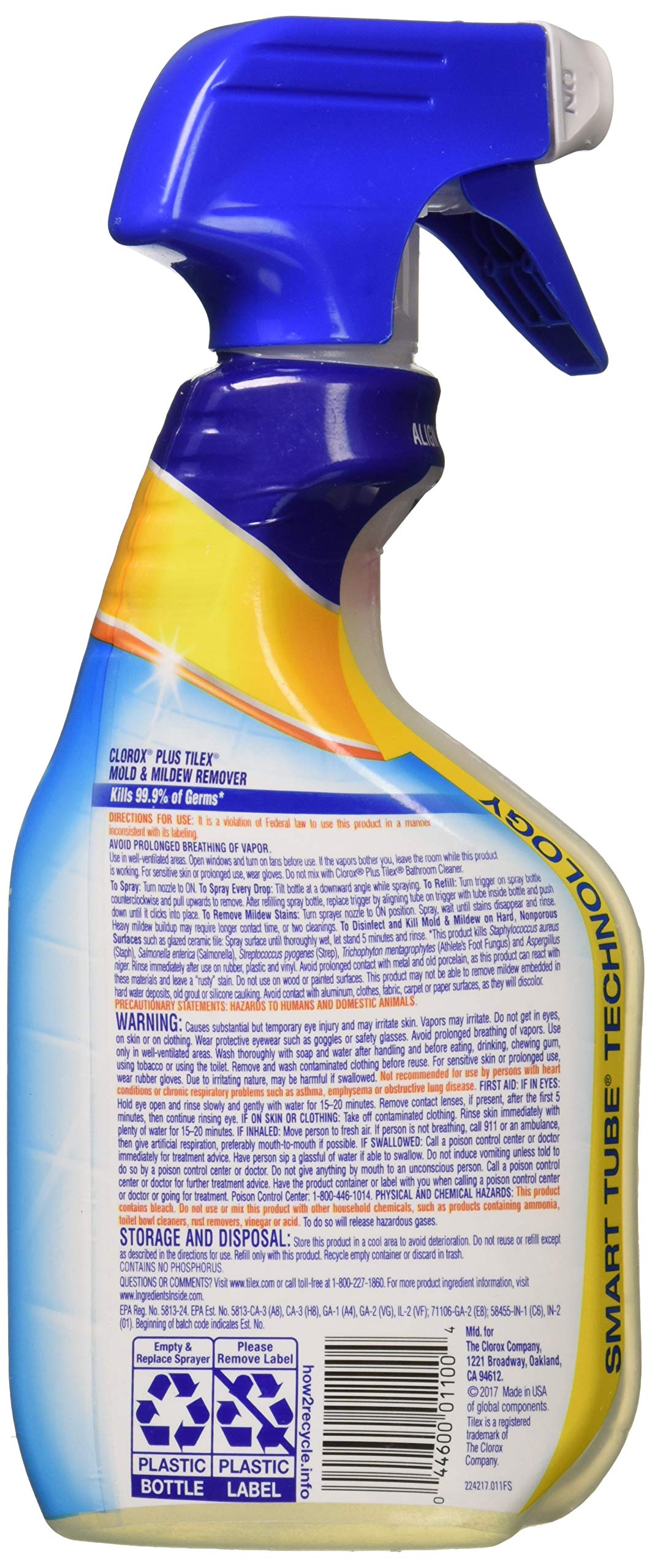Tilex 01100 Mold and Mildew Remover, 16 Ounce, 1 Bottle