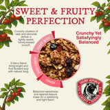 Cherry Republic Triple Cherry Granola, 1 lb Bag, Mix of Cherries, Blueberries, Strawberries, Oats, Almonds and Honey, Gourmet Snack, Healthy Granola