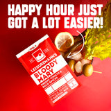 Leisuremann's Bloody Mary Single Serve Cocktail Mixer - Cocktail or Mocktail Powders Designed to Make Happy Hour Easier - All Natural - Travel Ready