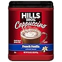 Hills Bros. Cappuccino Mix - Rich, Frothy Coffeehouse-Tasting Instant Drink Mix - Quick and Easy Preparation - Perfect for Hot & Iced Drinks