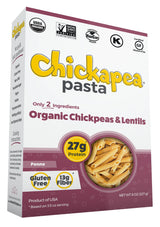 Chickapea Pasta, Pasta Penne Chickpea And Lentil, 8 Ounce
