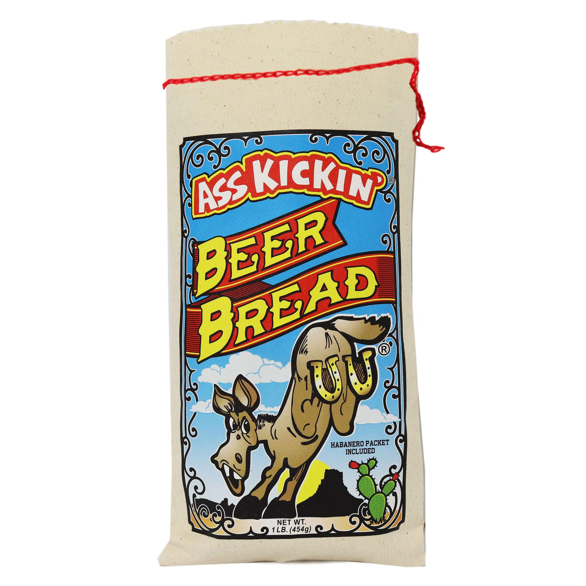 ASS KICKIN’ Beer Bread Mix -Premium Gourmet Gift-16 Ounces (Pack of 6)