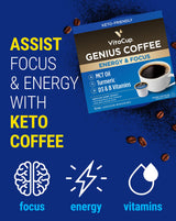 VitaCup Coffee 6 Blend Variety Sampler Pack 30ct. Vitamin & Superfood infused Single Serve Pods Compatible with K-Cup Brewers Including Keurig 2.0