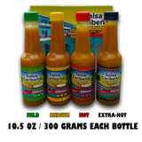 Chiletico Caribbean Extra Hot Sauce - Artisan and Authentic Costa Rican Salsa Picante - Intense Heat with Bold Tropical Flavor - Each Bottle of 4.9 oz
