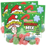 Warheads Holiday Mix Christmas Gummies, Sour Fruit Flavored Candy, Festive Stocking Stuffer, 3 Ounces (Pack of 3)