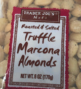 Trader Joes Nuts Roasted & Salted Truffle Marcona Almonds - Pack of 3 Bags - 6 oz per Bag