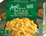Amy's Frozen Meals, Gluten Free Dairy Free Vegan Rice Mac and Cheeze, Made With Organic Rice Pasta, Microwave Meals, 8 Oz