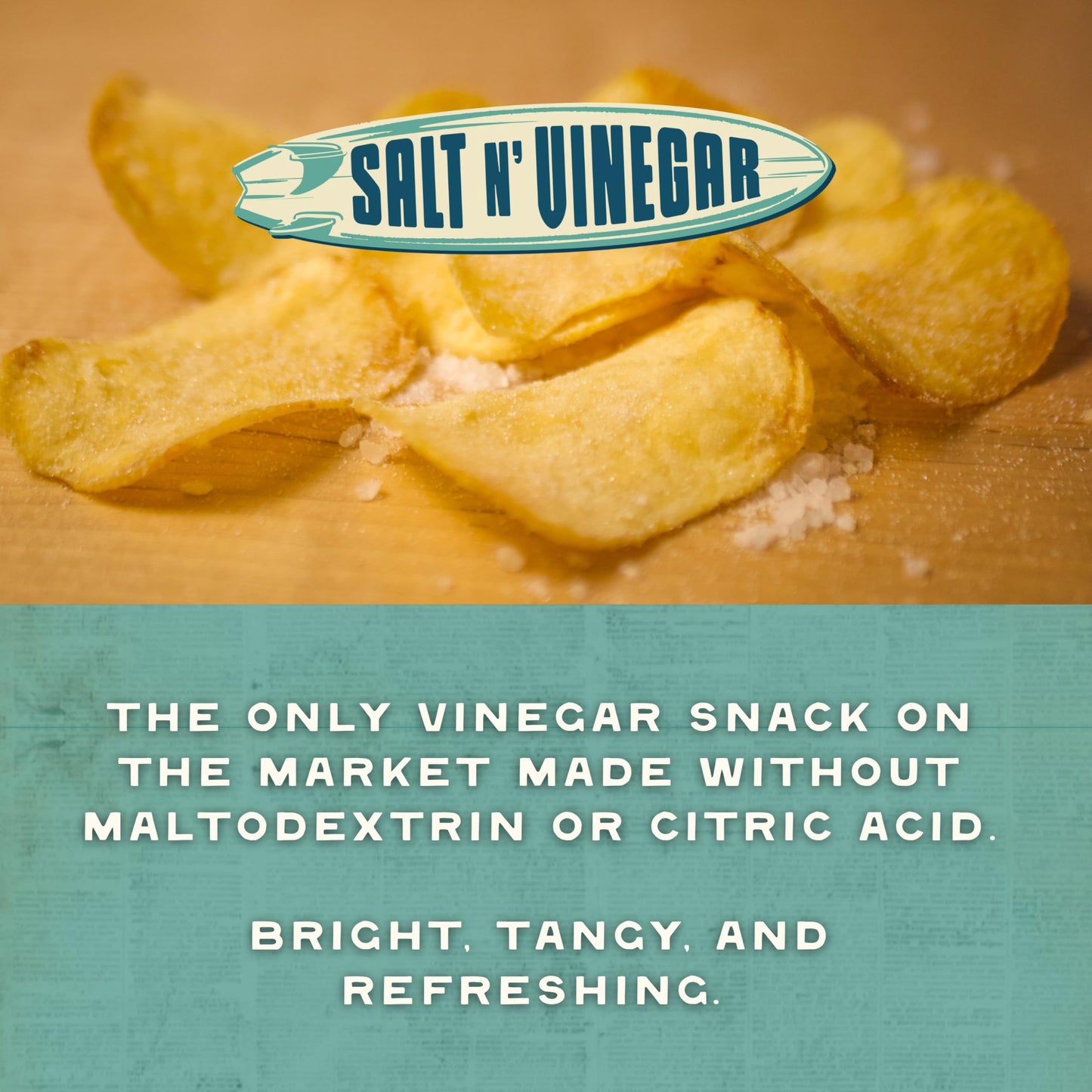 Beefy’s Own Beef Tallow Potato Chips - Kettle Chips Made Without Seed Oils, Gluten Free, Crispy, and Thick Cut - Old-Fashioned Small Batch Fried in