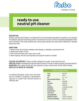 Ready to Use Floor Cleaner Quart
