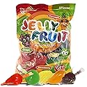 Apexy Jelly Fruit, Tiktok Candy Trend Items, Tik Tok Hit or Miss Challenge, Assorted Fruit Shaped Jelly, Strawberry, Mango, Apple, Pineapple, Grape