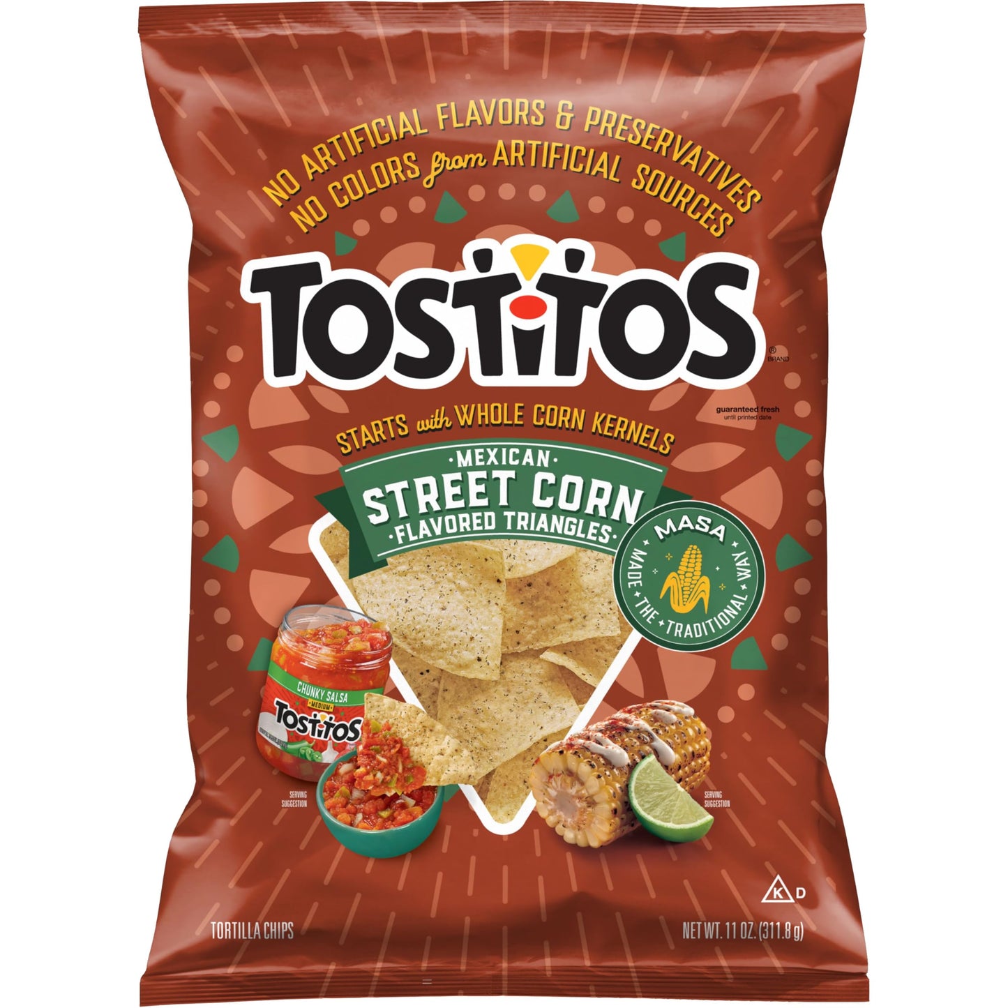 Tostitos Tortilla Chips, Mexican Street Corn, 11 Oz