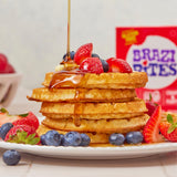 Brazi Bites Gluten-Free Homestyle Waffles | Six-count cartons (4-pack)