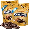 Bulk Caramel Cookie Dough Bites, Milk Chocolate Covered Candy, Resealable Share Size Bag, 10.5 Ounces (Pack of 2)