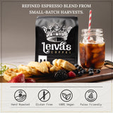 Leiva’s Medium Roast Espresso Beans (8oz), Freshly Roasted, Micro-Lot Guatemalan Beans - Don Armando Espresso Coffee Bean w/Chocolate, Citrus
