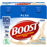 Boost Plus Balanced Nutritional Drink (8 Fl Oz (Pack of 2), Vanilla