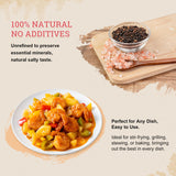 52USA Whole Black Peppercorns 18 oz + Himalayan Pink Salt (Coarse Grain) 39 oz, Salt and Pepper Grinder, Black Peppercorn Refil, Kosher Salt for
