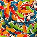 Gummy Sharks Candy Mix | 2 Pound Bag | Assorted Fruit Flavors Shark Gummies | Chewy Gummy Fish for Parties & Candy Buffets | Blue Raspberry, Lime