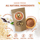 Urban Hippie Granola - Vanilla and Cinnamon Flax Seed Granola, Non-Gmo, Non Dairy, No Sulphites or Soy, Healthy Granola, 300g