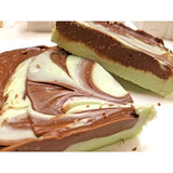 Creamy Fresh Made 7 Pound Slabs Fudge (Chocolate Mint)