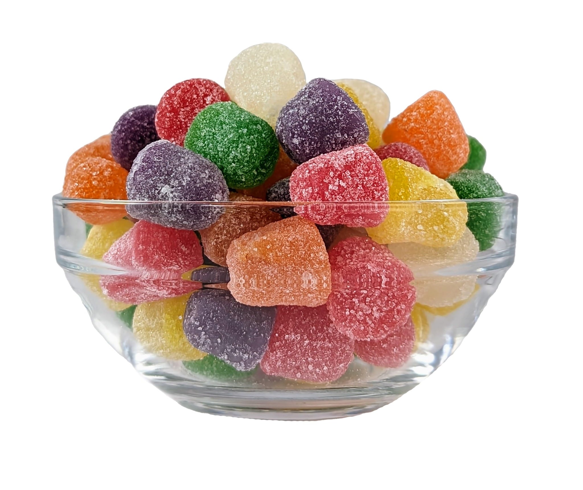 Spice Drops Candy By 2 lbs. in Reusable Container - Assorted Gum drops candy - flavors of cinnamon, clove, anise, spearmint, root beer (sassafras)