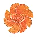 NY Spice Shop Orange Fruit Slices Candy - 8 Ounce Citrus Flavor Chewy Jelly Fruit Slices Candy - Old Fashioned Sliced Orange Fruits Gummies - Gummies