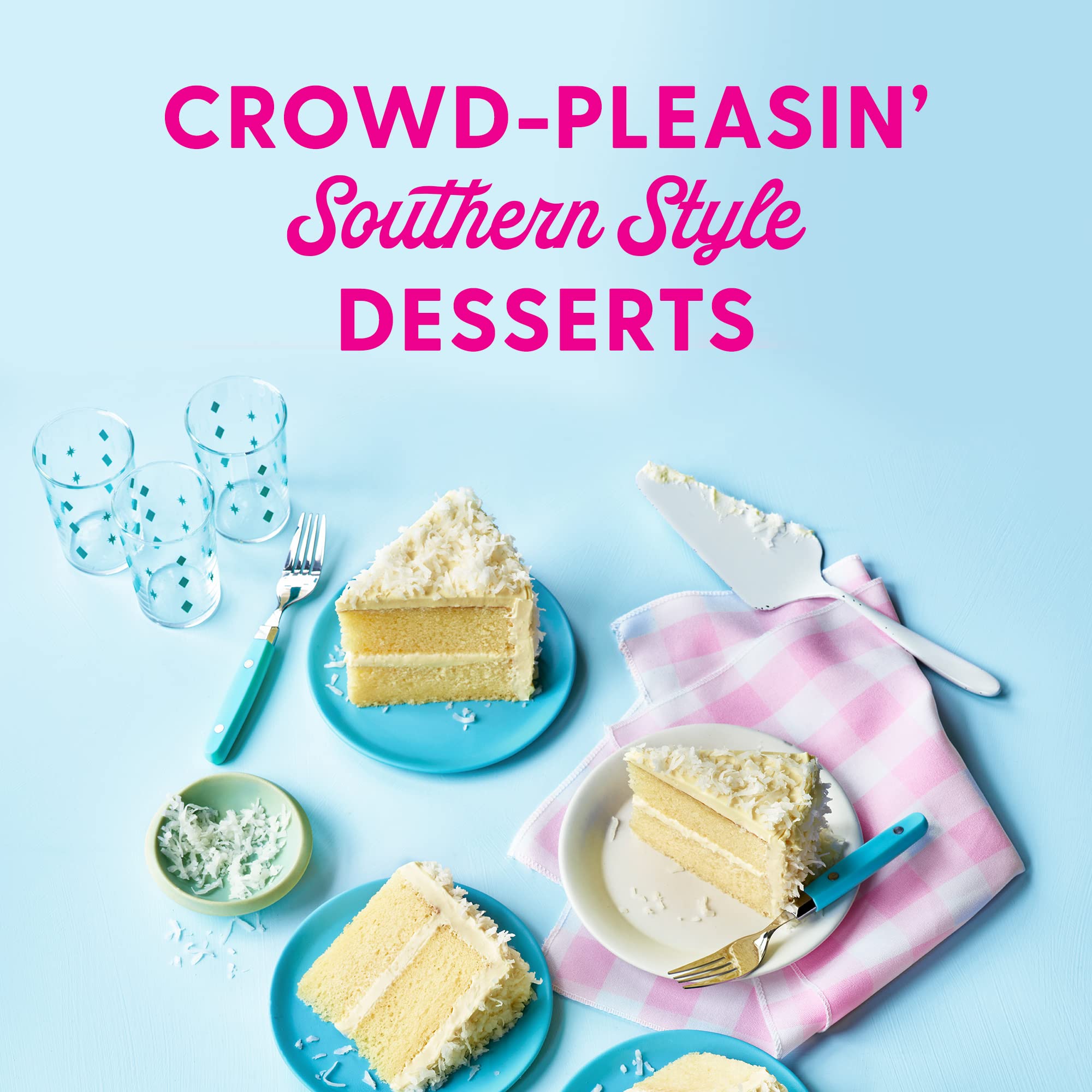Duncan Hines Dolly Parton's Favorite Southern-Style Coconut Flavored Cake Mix, 15.25 oz.