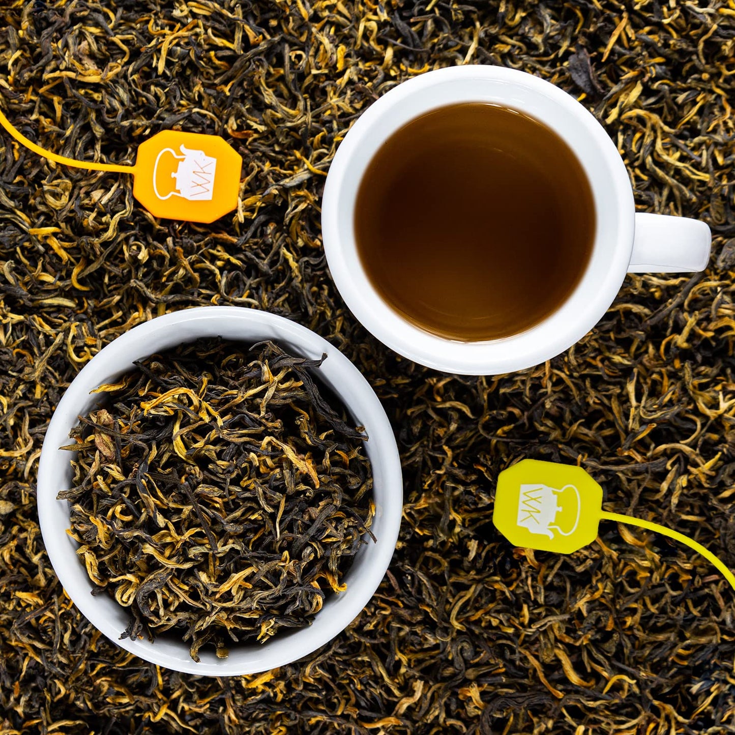 The Whistling Kettle Ancient Forest Tea - Premium Organic Black Loose Leaf Tea - 4oz (72 servings)