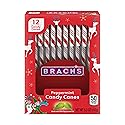 Brach's Red and White Peppermint Candy Canes, Classic Candy Canes, Christmas Candy, 5.3 oz, 12 Count