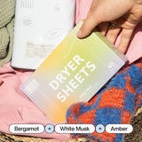 DedCool Dryer Sheets in Xtra Milk | 40 Count | Non-Toxic, Vegan Fabric Softener Sheets | Bergamot, Vanilla & Amber Scent | Softens & Freshens
