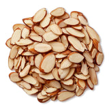 Food to Live Dry Roasted Natural Sliced Almonds with Himalayan Salt, 1.5 Pounds - Unblanched Nuts, Oven Toasted, Lighly Salted, No Oil Added, Perfect