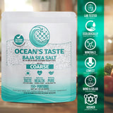 0.5LB Ocean's Taste Baja Sea Salt, Coarse Natural Grain, 4X More Minerals than Celtic Salt, 30% Less Sodium, Mineral Salt Ideal for Electrolytes