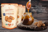 Nuts on the Run Sea Salt Caramel Pecan Pralines - Candied Pecans with Salted Caramel - Vegan, Gluten-Free, Kosher, Non-GMO Glazed Pecans - 4oz (Pack