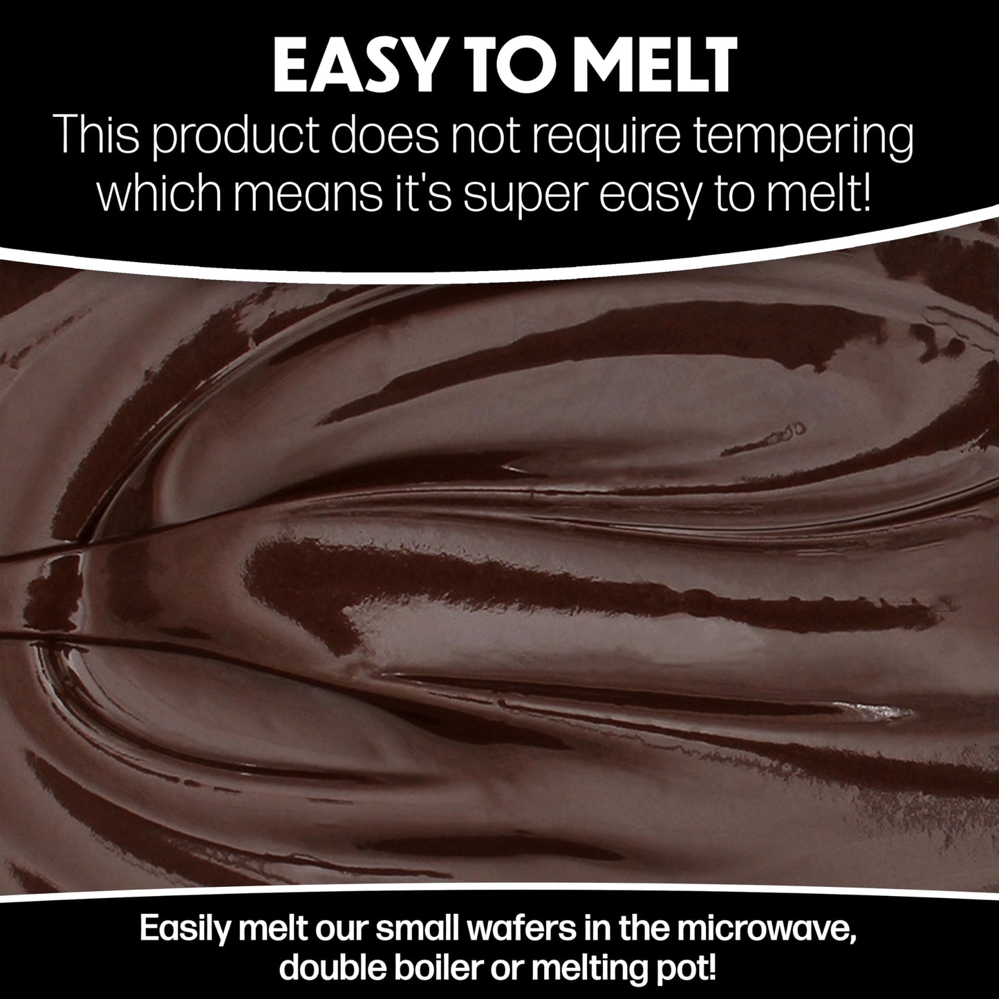 Eleven o'one Dark Deluxe European Compound Chocolate, Easy to Melt (Dark Deluxe, 2 pounds)