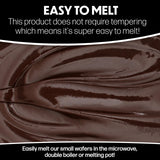 Eleven o'one Dark Deluxe European Compound Chocolate, Easy to Melt (Dark Deluxe, 2 pounds)