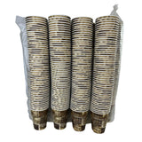 Disposable Cups Bundle by Rsr To-Go. 16 Oz-100ct Paper Coffee Cups with Lids PLUS Stirrers - Eco-Friendly Disposable Cups, Leak-Proof Design for Hot