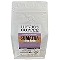 Lucy Jo's Coffee, Organic Sumatra, Low Acid, Dark Roast, Ground, 11 oz.