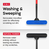 Tyroler Professional Window Squeegee for Home, 12"-80" Long Squeegee for Window Cleaning, 2-in-1 Window Cleaning Squeegee Kit, Indoor & Outdoor Window