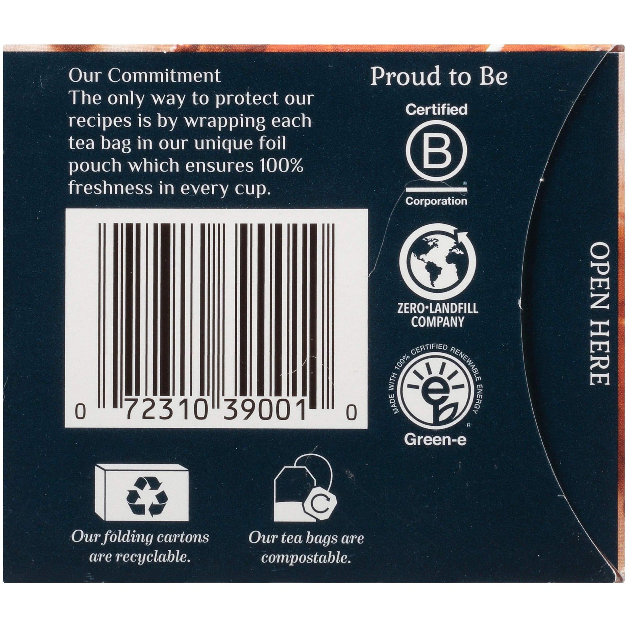 Bigelow Botanicals Cold Water Infusion Blueberry Citrus Basil Tea Bags 18 Count Box (Pack of 1), Herbal Infusion, Caffeine Free, 18 Tea Bags Total