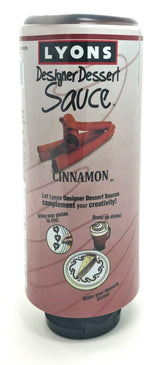 Lyons Cinnamon Designer Dessert Sauce Squeeze Bottle, 16 ounces