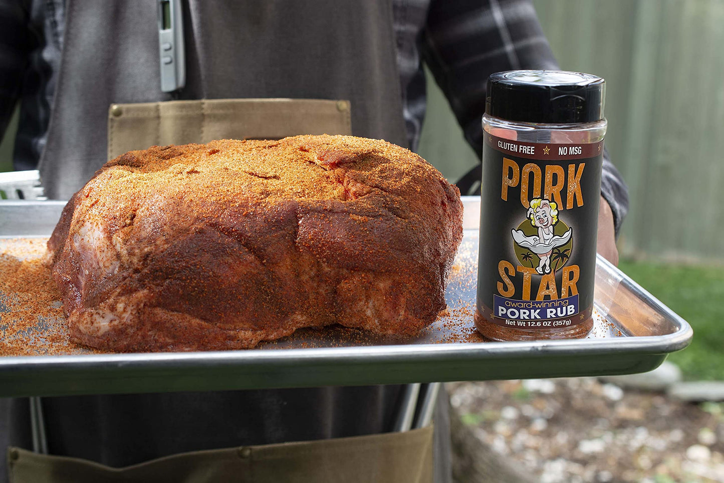 BBQ Pit Stop Pork Star Pork Rub - Exceptional Pulled Pork - 12.6 Ounce
