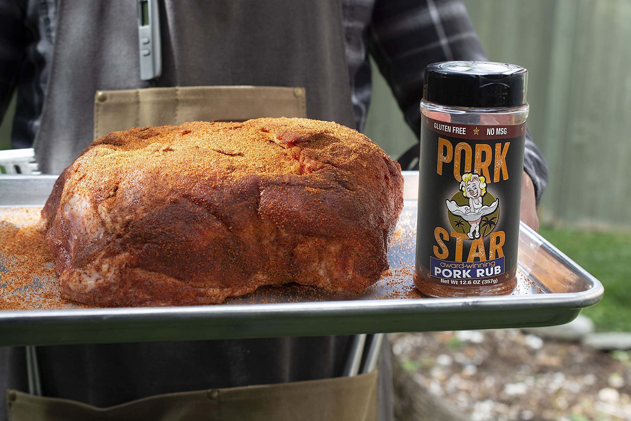 BBQ Pit Stop Pork Star Pork Rub - Exceptional Pulled Pork - 12.6 Ounce