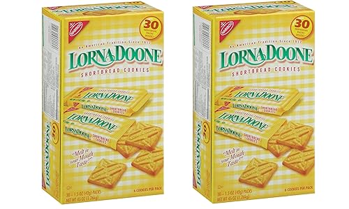 Lorna Doone-Shortbread Cookies, 1.50z Pack, 30 Count(Pack of 2)