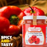 Tradiciones Andinas Red Hot Pepper Paste 7.5 oz - Pasta de Ají de Rocoto Picante, Chili Paste, Peruvian products, Chile Hot Sauce, Spicy Peppers