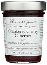 BONNIES JAMS Jam Cranberry Cherry Cabernet, 8.75 OZ