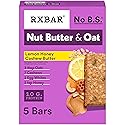 RXBAR Nut Butter and Oat Protein Bars, Protein Snacks, Snack Bars, Lemon Honey Cashew Butter, 9.7oz Box (5 Count)