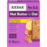 RXBAR Nut Butter and Oat Protein Bars, Protein Snacks, Snack Bars, Lemon Honey Cashew Butter, 9.7oz Box (5 Count)