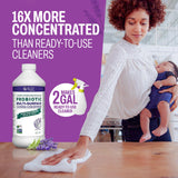 SCD Probiotics All-Purpose Household Cleaner Concentrate - Plant-Based Enzyme Cleaner That Works - Scented With Lavender Essential Oils - 16 Oz Refill